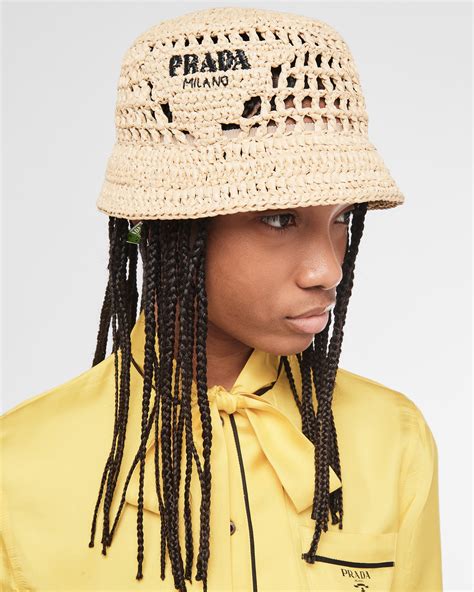 prada red fabric bucket ㅕㄴㄷㅇ|Natural Woven Fabric Bucket Hat .